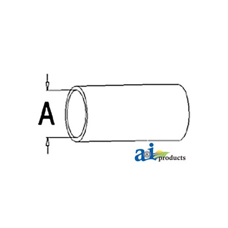 A & I Products Radiator Hose, Lower 5" x2" x2" A-104979A